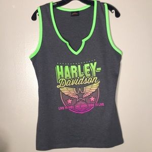 Beautiful Harley davidson tanktop